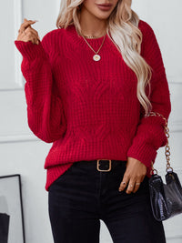 Round Neck Long Sleeve Sweater