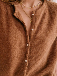 Button Down Long Sleeve Sweater