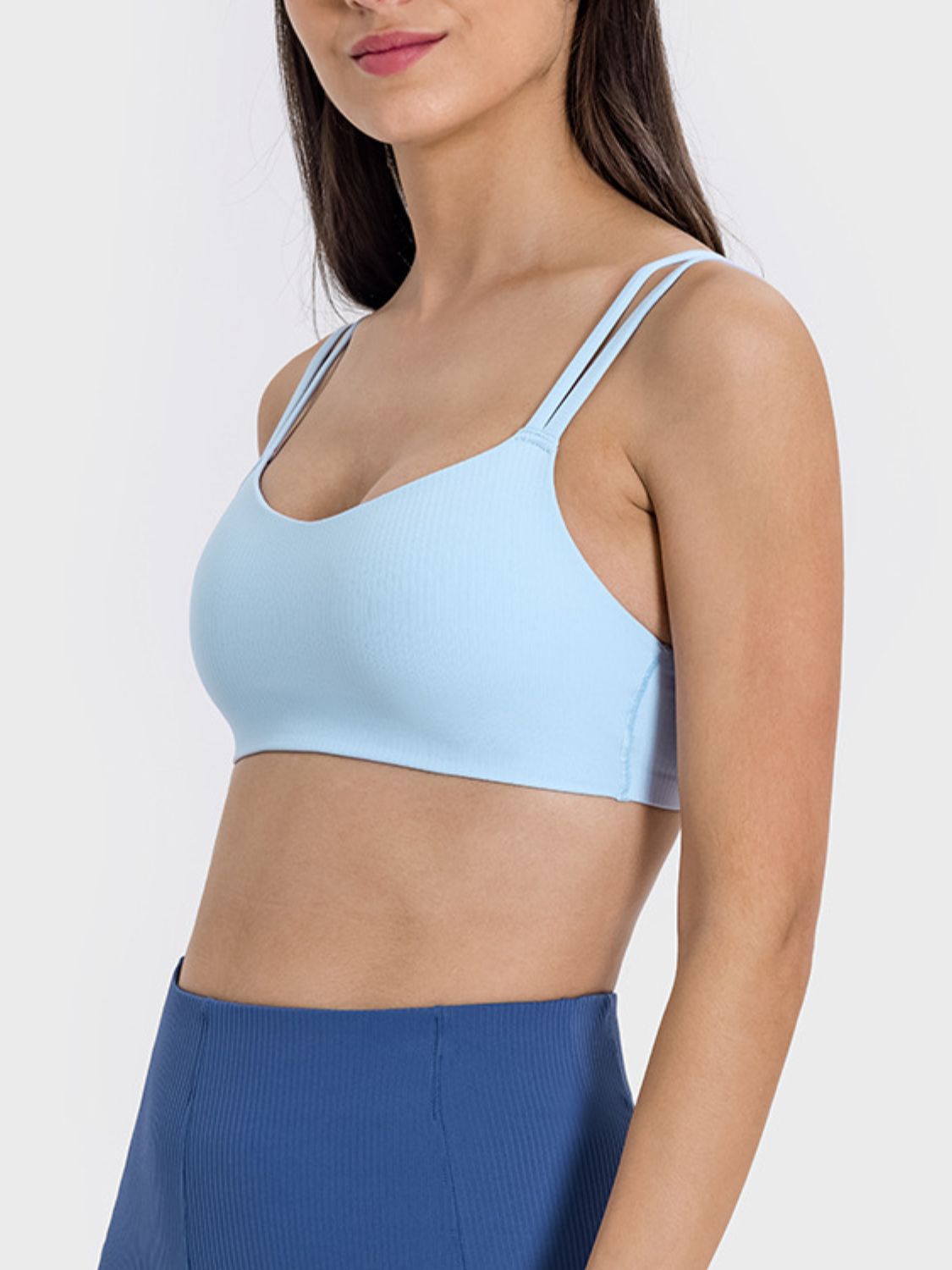 Millennia Scoop Neck Double Strap Active Cami